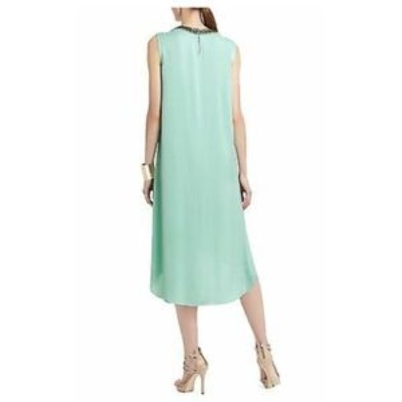 BCBGMaxAzria Nellie Asymmetrical Dress Teal - Picture 3 of 4